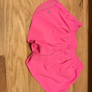 lululemon athletica Hot Pink Running Shorts